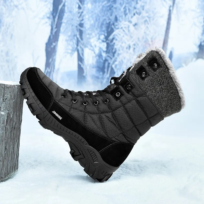 King Jinmai Short Mid-Calf Snow Boots Men's-2