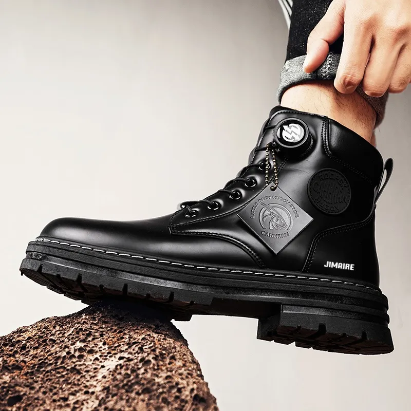 King Jinmai Short Martin Boot Men's-2