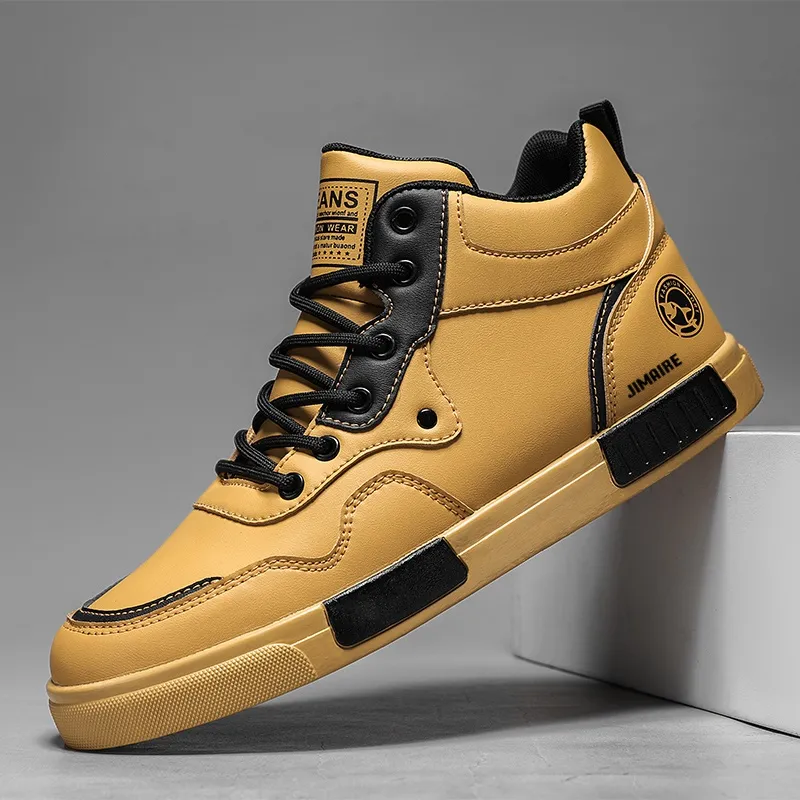 King Jinmai Slip-Resistant Mid-Top Skateboard Shoes Men's-2