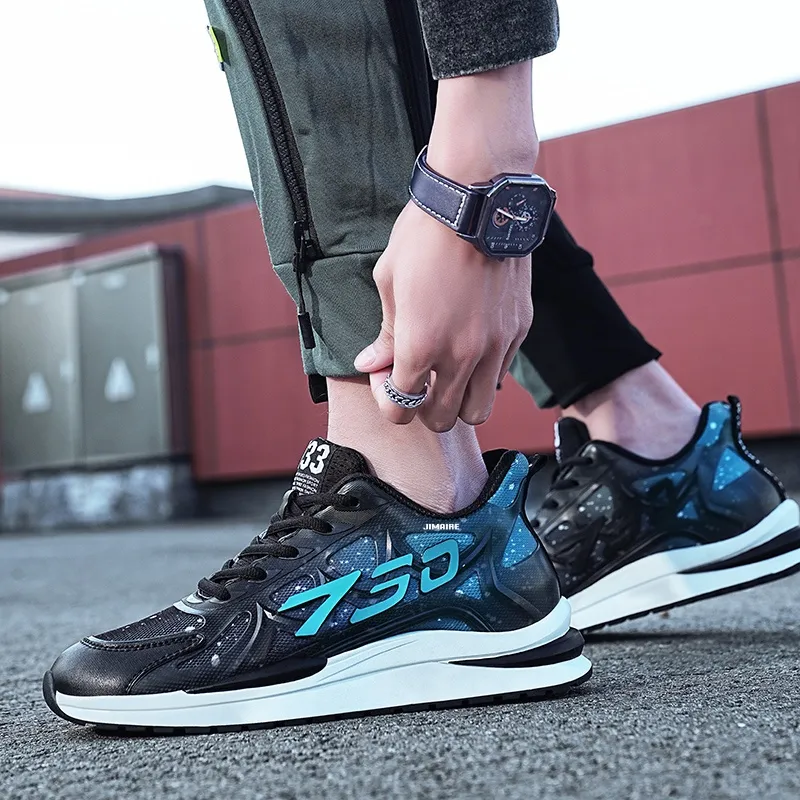 King Jinmai Cushioned Anti Slip Wear Resistant Breathable Lightweight Low Top Casual Shoes Men's-13