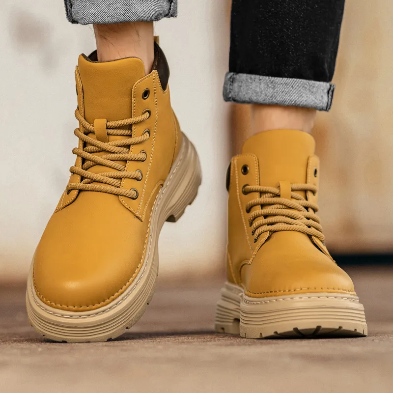 King Jinmai Crew Martin Boot Men's-4