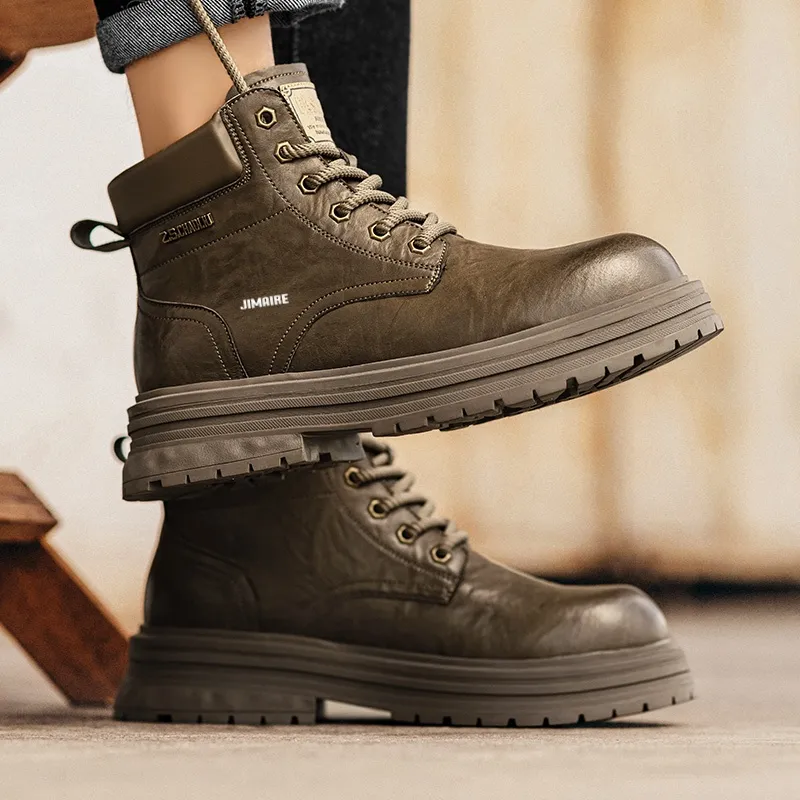 King Jinmai Short Martin Boot Men's-18