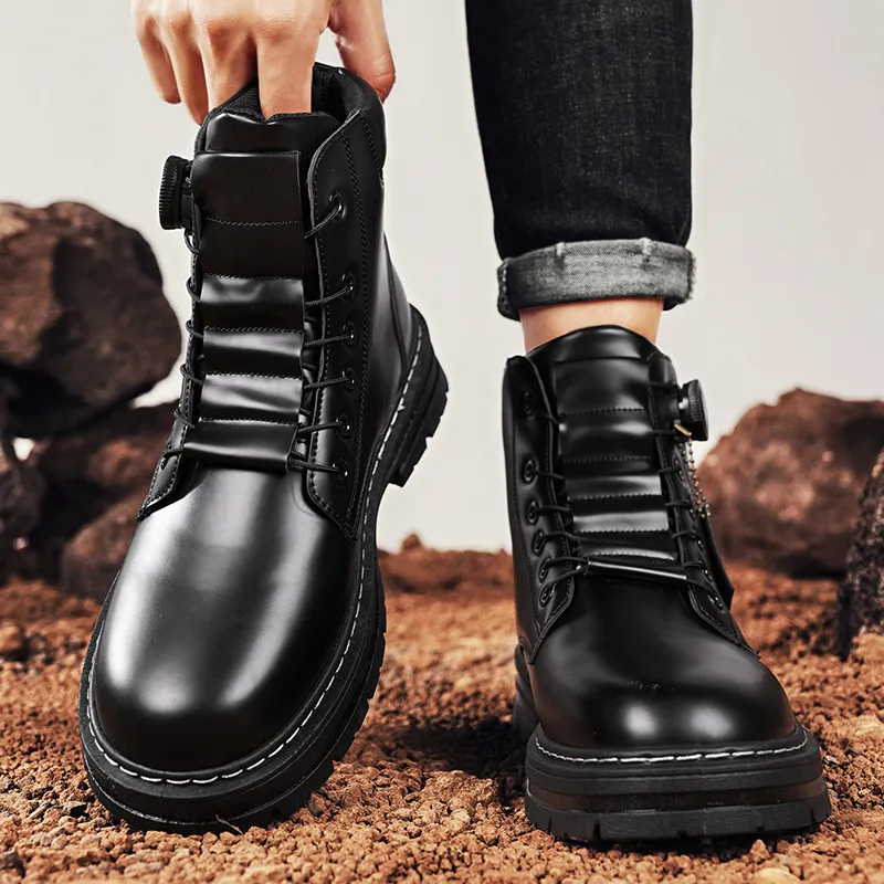 King Jinmai Short Martin Boot Men's-9