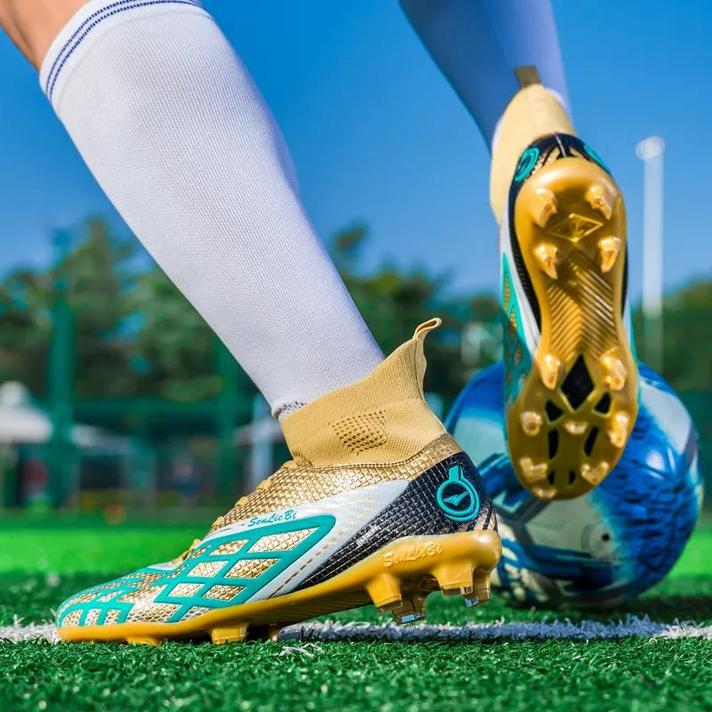 King Jinmai AG Rubber Short Studs Cushioning Slip Resistant Abrasion Resistant Impact Resistant Soccer Shoes Unisex-9