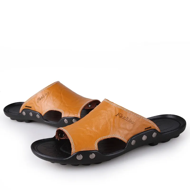 King Jinmai Slide Slippers Unisex Blue/Black/Brown/Blue-3