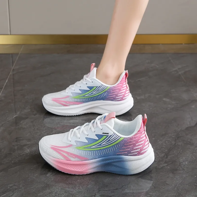 King Jinmai Breathable Lightweight Rebound Low Top Casual Shoes Women's-6