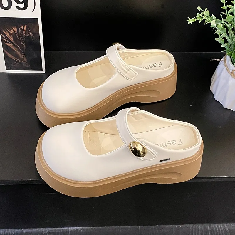 King Jinmai Rubber Sole Slip Resistant Abrasion Resistant Closed Toe Slippers Women's-6