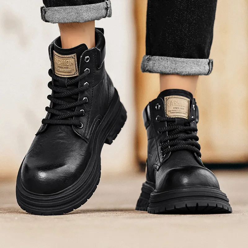 King Jinmai Short Martin Boot Men's-4