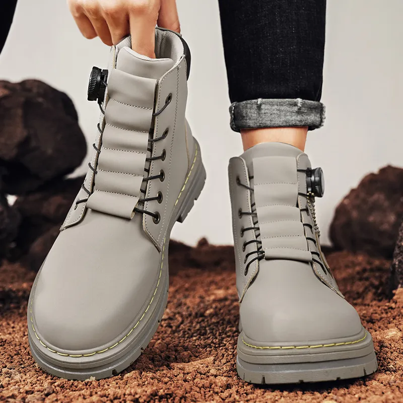 King Jinmai Short Martin Boot Men's-13