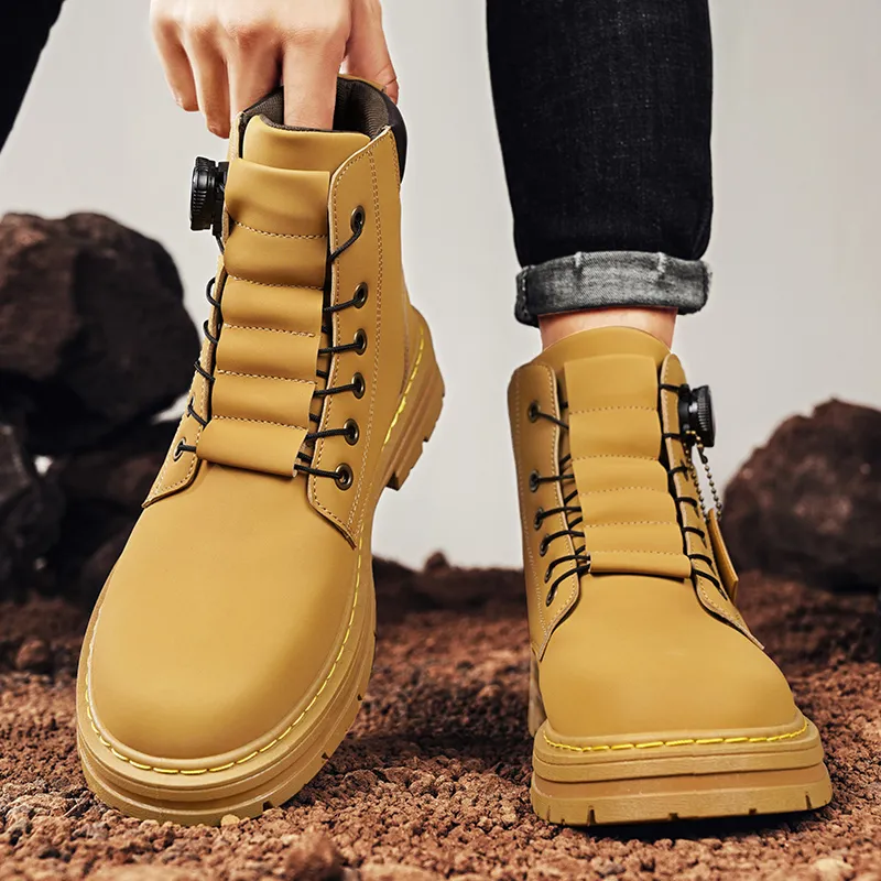 King Jinmai Short Martin Boot Men's-11