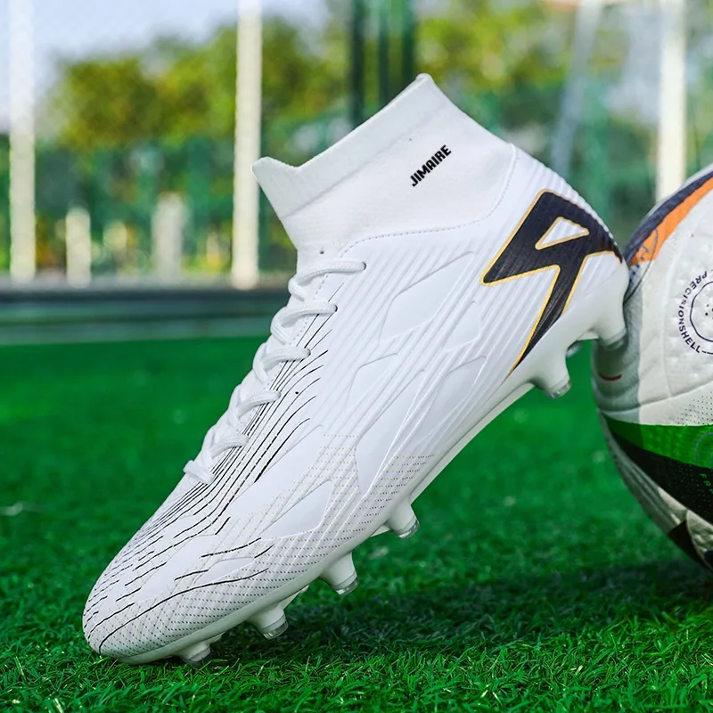 King Jinmai FG Rubber Long Studs Soccer Shoes Unisex-5