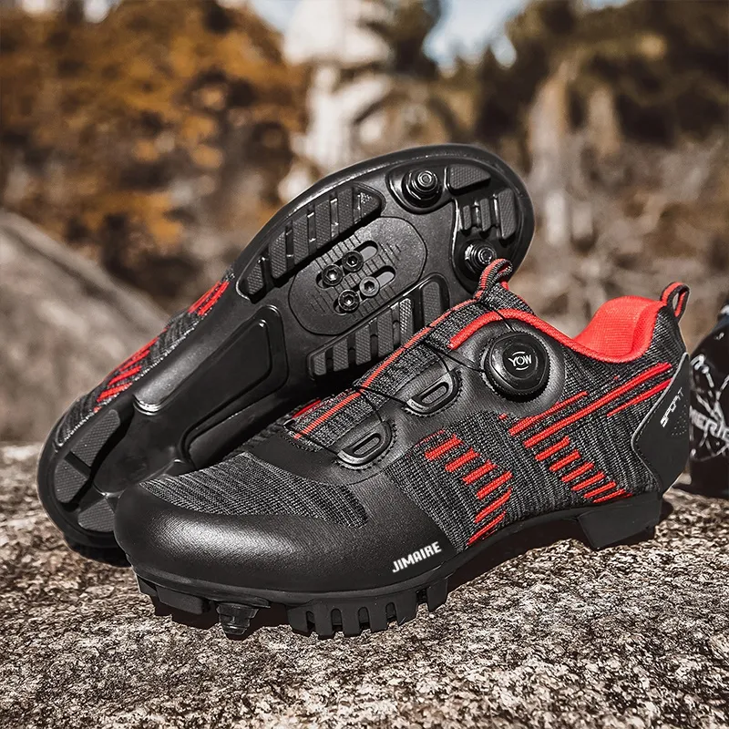 King Jinmai Slip-Resistant Low-Top Cycling Shoes Men's-1