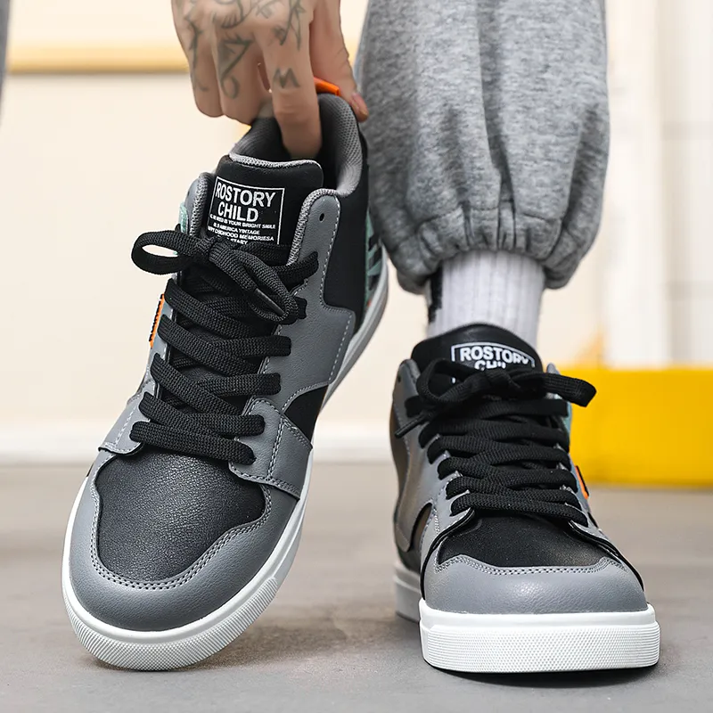 King Jinmai Warm Mid Top Skateboard Shoes Men's-14