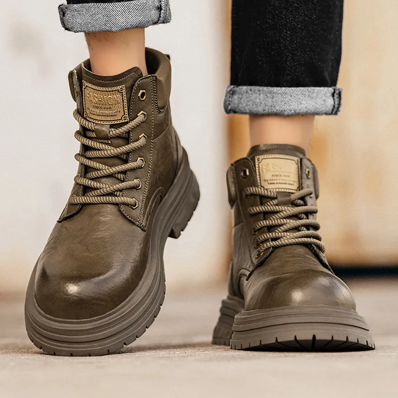 King Jinmai Short Martin Boot Men's-15