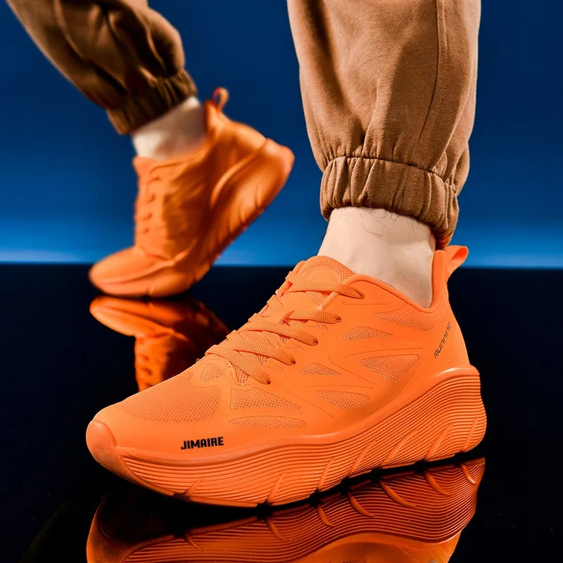 King Jinmai Slip Resistant Low Top Running Shoes Men's-19