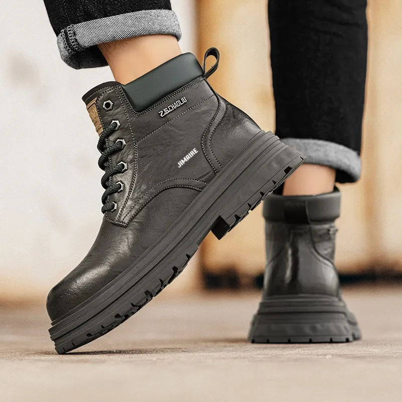 King Jinmai Short Martin Boot Men's-9