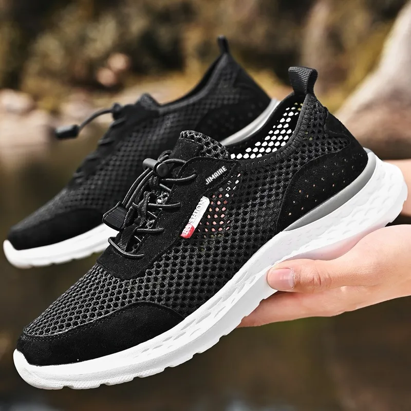 King Jinmai Slip Resistant Breathable Quick Dry Lightweight Low Top Casual Shoes Men's-13