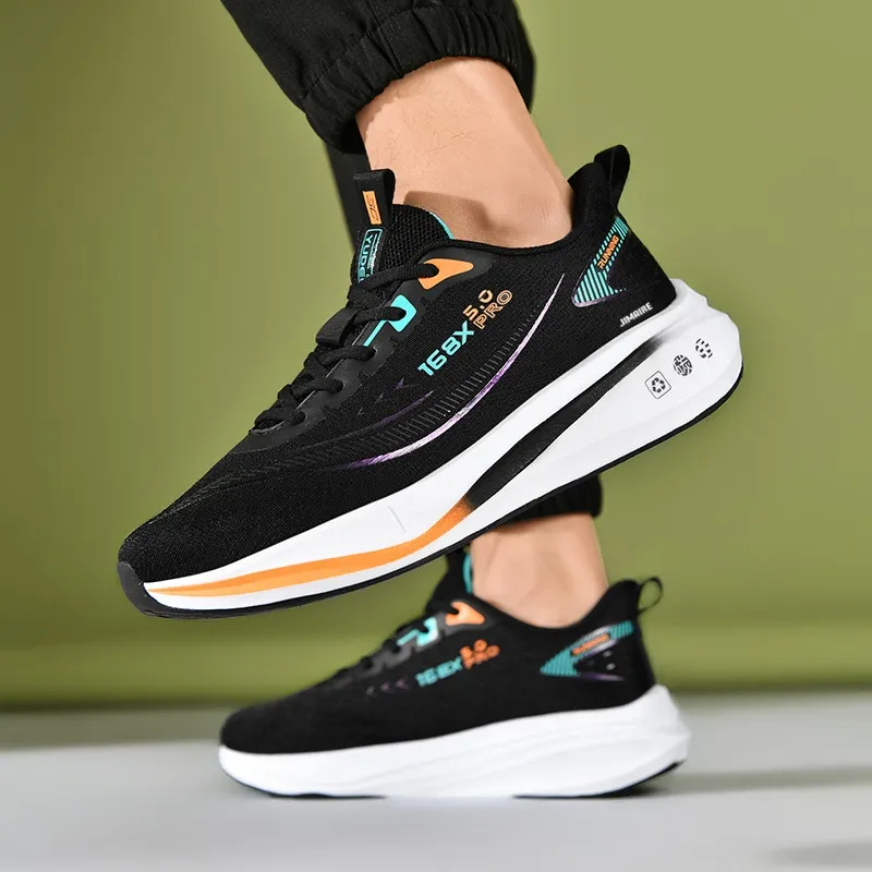 King Jinmai Cushioned Slip Resistant Abrasion Resistant Breathable Low Top Casual Shoes Men's-16