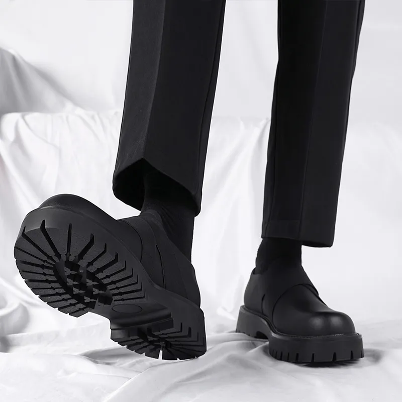 King Jinmai Casual Shoes Men's Black-5