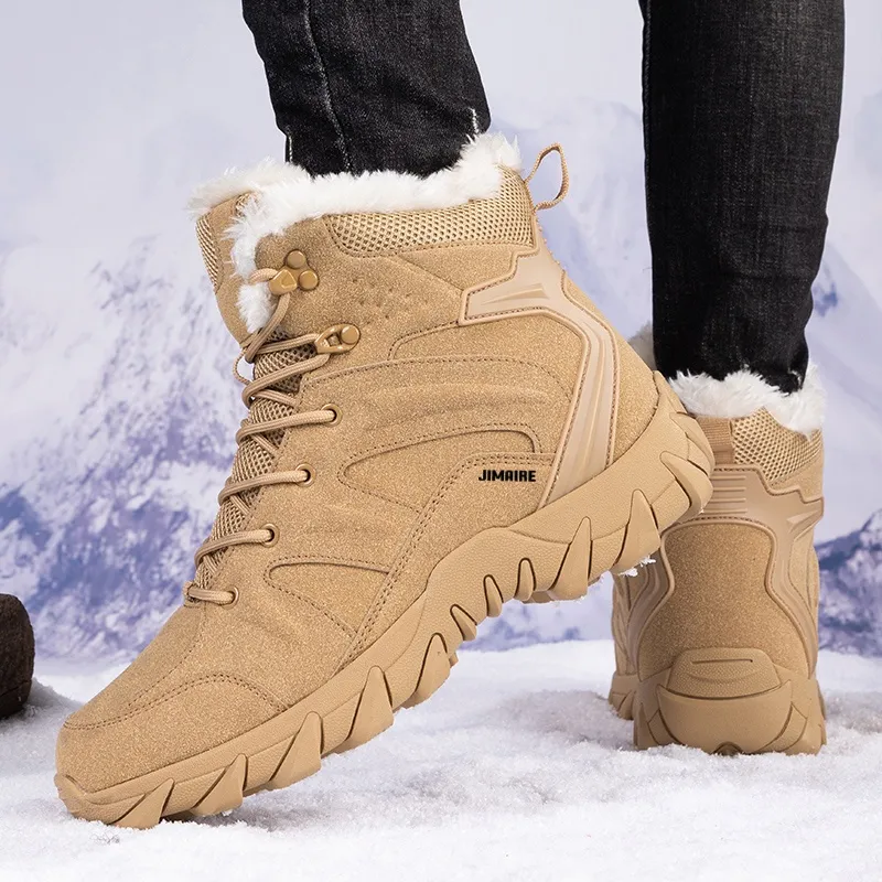 King Jinmai Warm Crew Snow Boots Men's-8