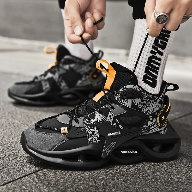 King Jinmai Mid-Top Casual Shoes Men's-8