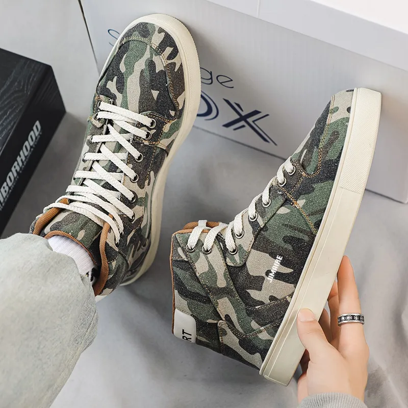 King Jinmai High Top Skateboard Shoes Men's-8