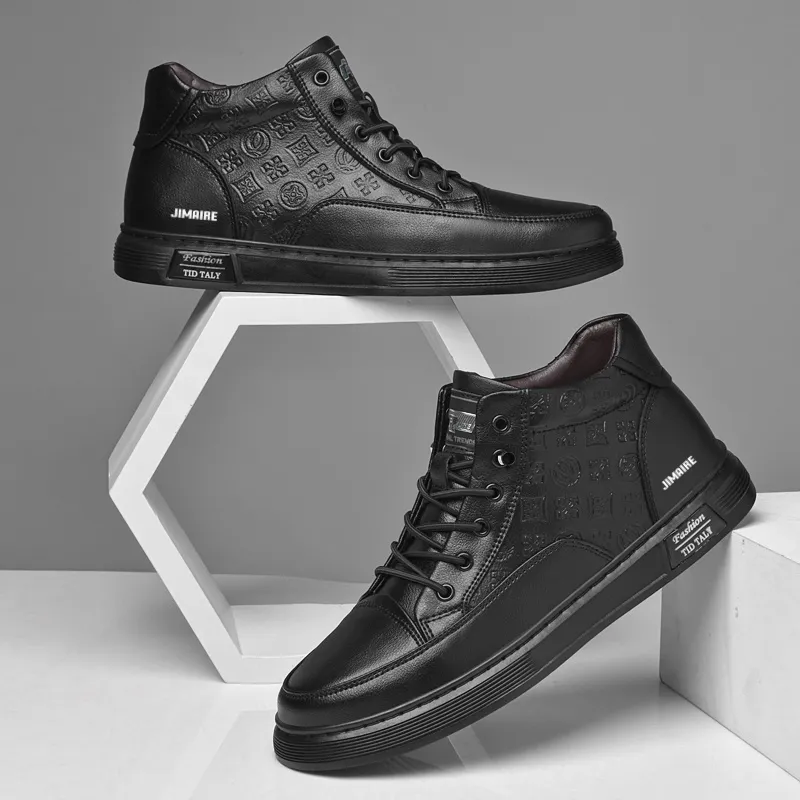 King Jinmai Slip-Resistant Water-Resistant Mid-Top Skateboard Shoes Men's-2