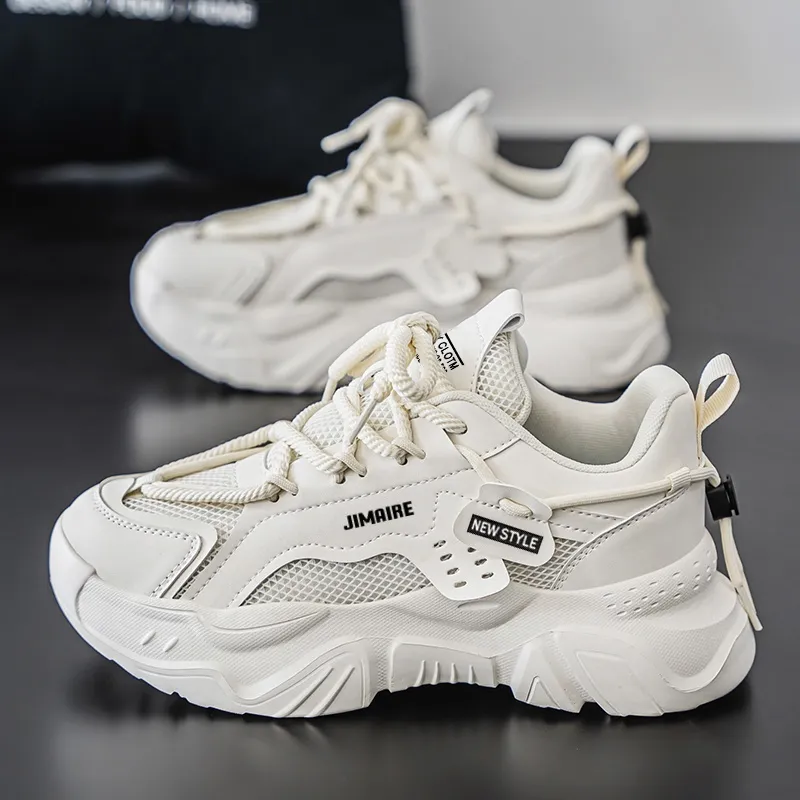 King Jinmai Slip-Resistant Low-Top Chunky Sneakers Men's-11