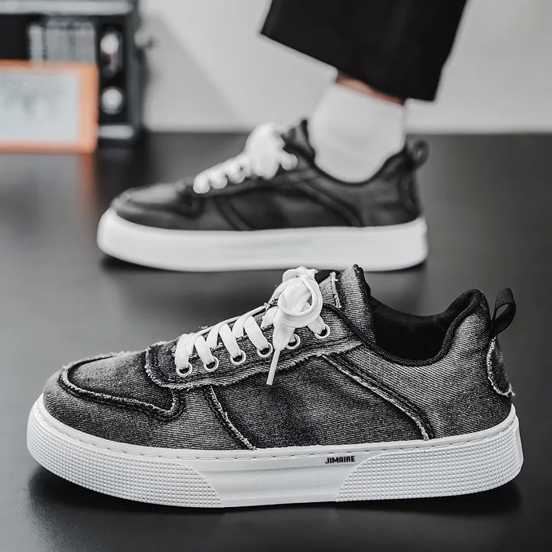King Jinmai Slip Resistant, Abrasion Resistant, Breathable, Lightweight Low Top Canvas Shoes Men's-9