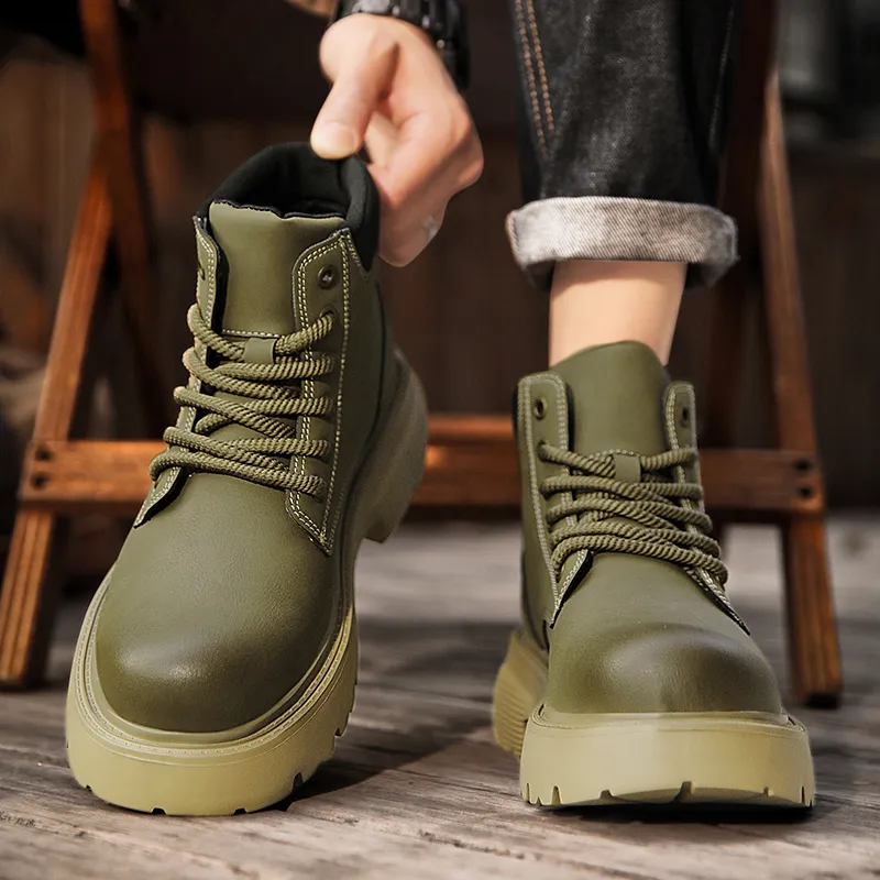 King Jinmai Crew Martin Boot Men's-10