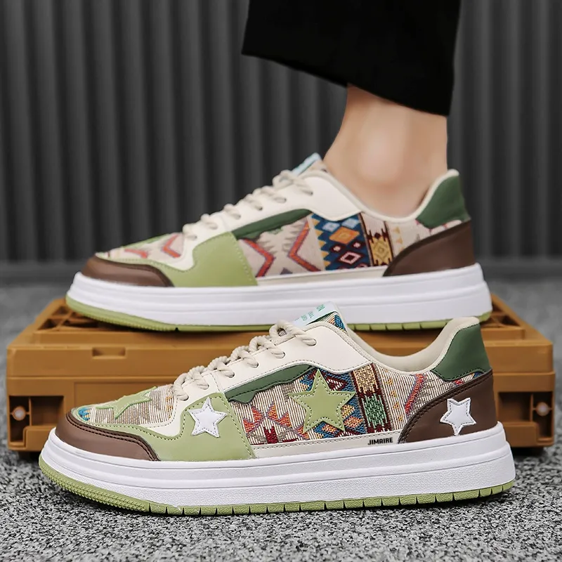 King Jinmai Slip Resistant Cushioning Abrasion Resistant Lightweight Breathable Low Top Skateboard Shoes Men's-7