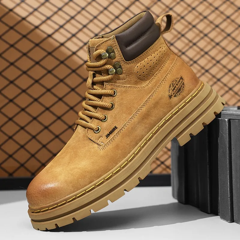 King Jinmai Crew Martin Boot Men's-3