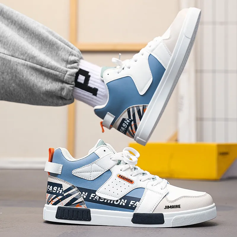 King Jinmai Warm Mid Top Skateboard Shoes Men's-21