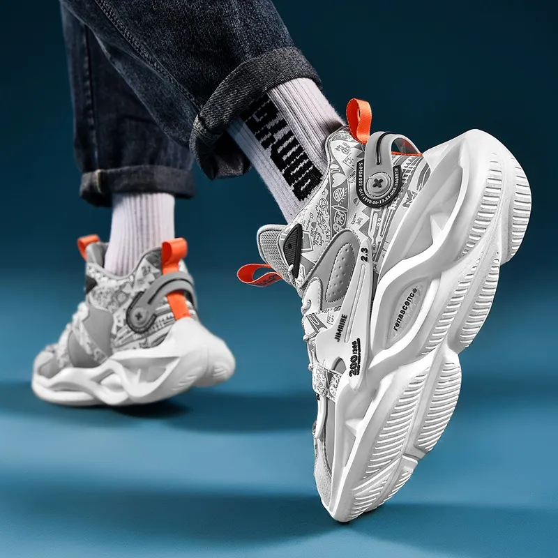 King Jinmai Mid-Top Casual Shoes Men's-16