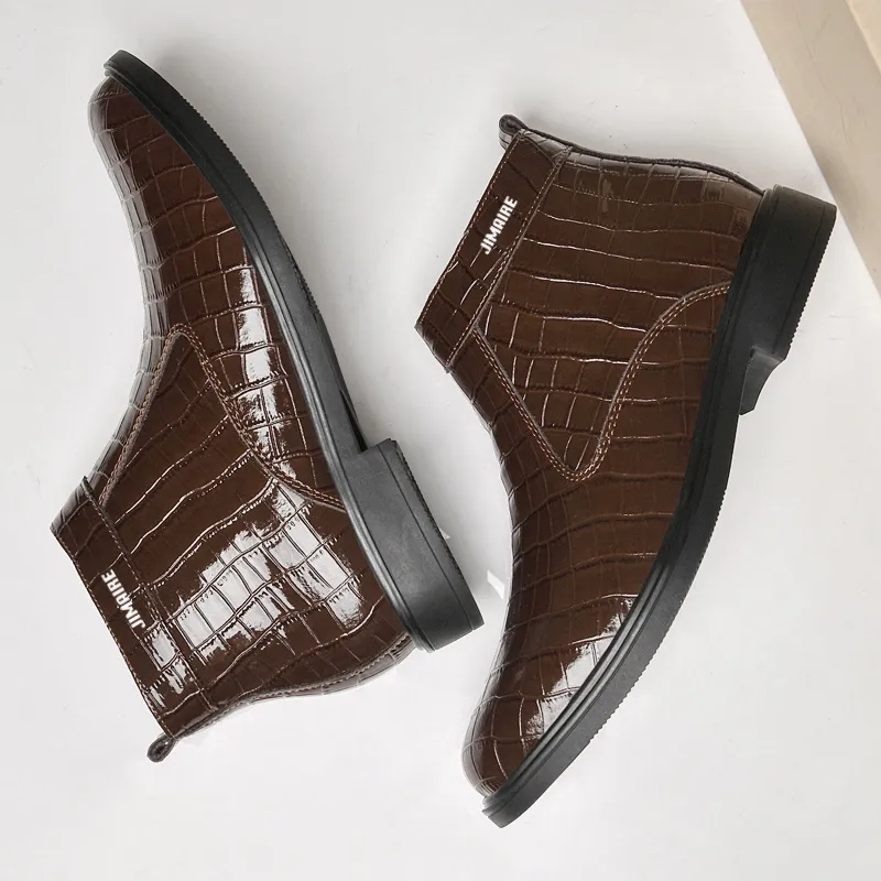 King Jinmai Ankle Boots Men-10