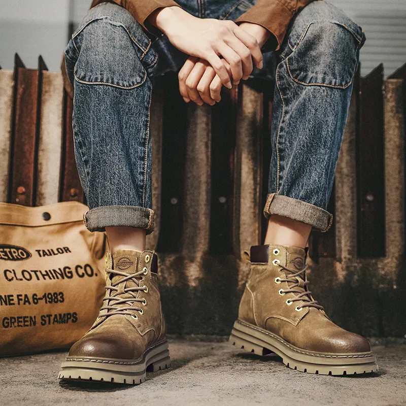 King Jinmai Short Martin Boot Men's-6