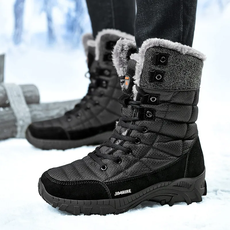 King Jinmai Short Mid-Calf Snow Boots Men's-3