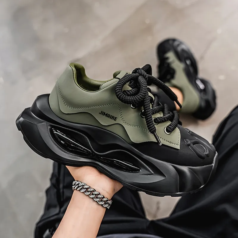 King Jinmai Low Top Chunky Sneakers Men's-4