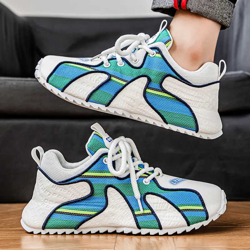King Jinmai Cushioning, Slip Resistant, Abrasion Resistant, Lightweight, Height Increasing Low Top Casual Shoes Men's-11