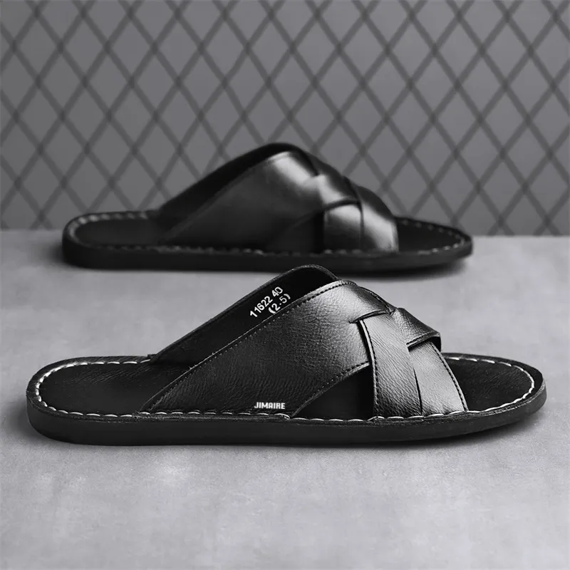 King Jinmai Quiet Slip Resistant Odor Resistant Abrasion Resistant Quick Dry Cushioning Slide Slippers Men's-5