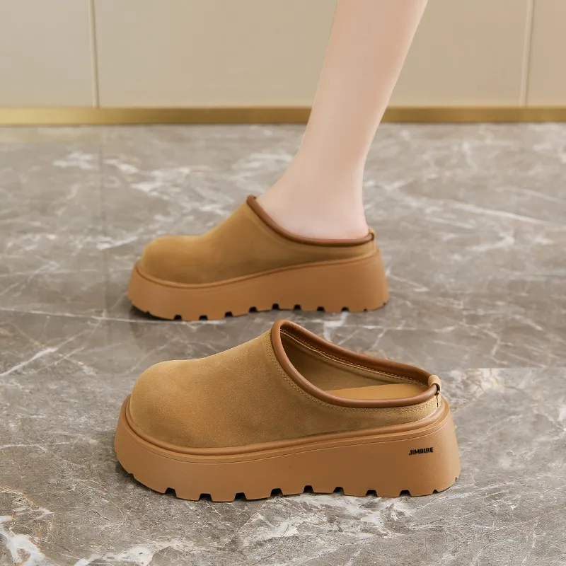 King Jinmai Rubber Sole Wrap toe Slippers Women's-6