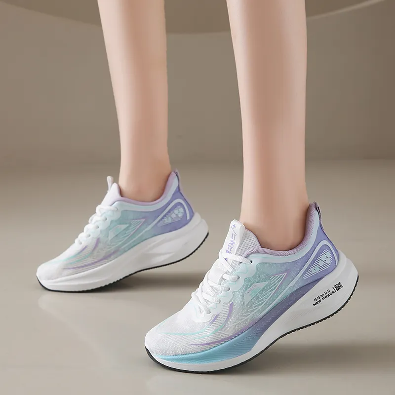 King Jinmai Cushioning, Slip Resistant, Abrasion Resistant, Breathable, Lightweight Low Top Casual Shoes Women's-3