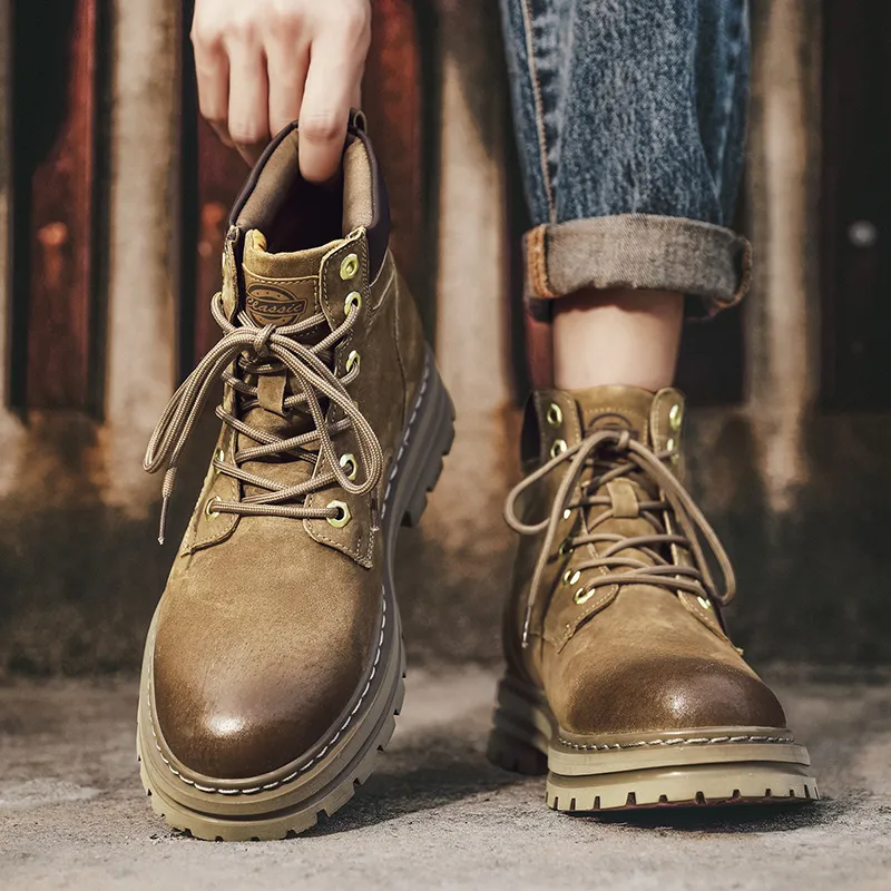 King Jinmai Short Martin Boot Men's-4
