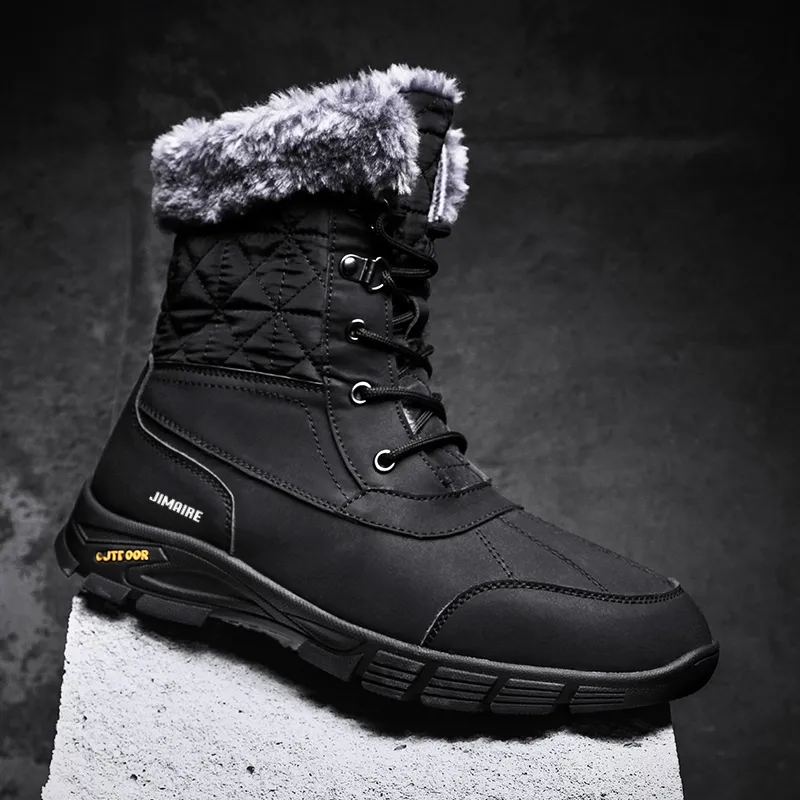 King Jinmai Warm Crew Snow Boots Men's-2