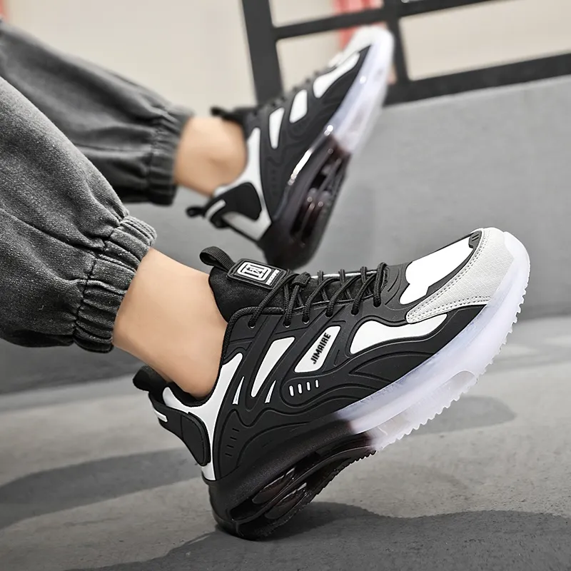 King Jinmai Cushioned Slip Resistant Abrasion Resistant Low Top Casual Shoes Men's-5