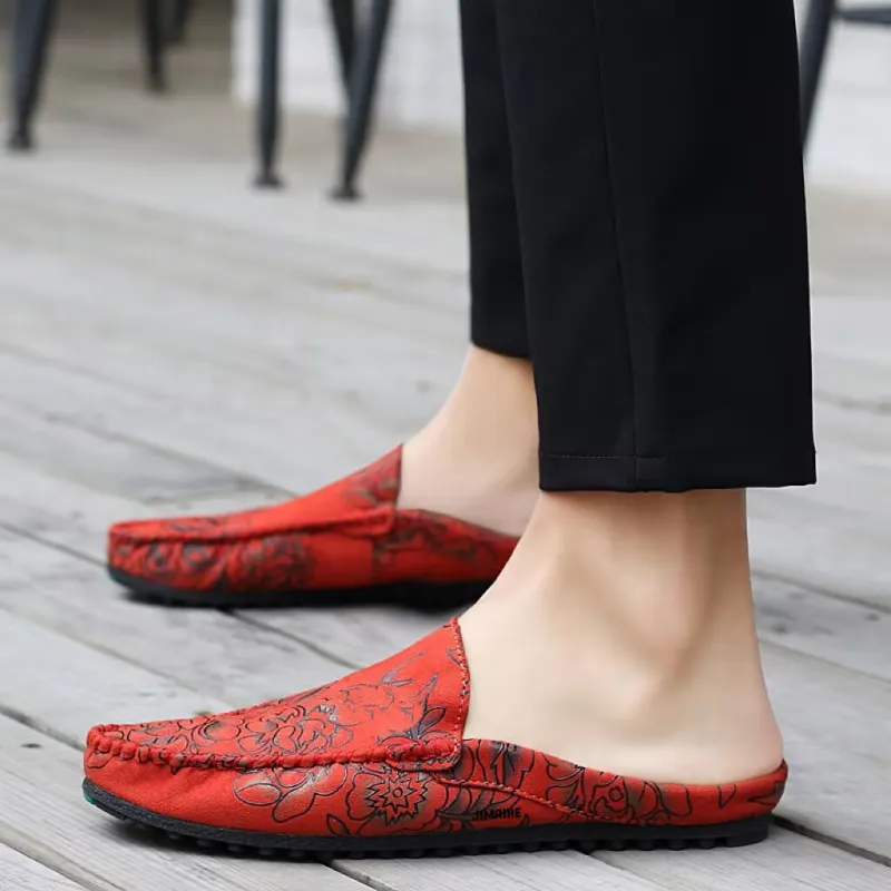 King Jinmai Slip Resistant Closed Toe Slippers Men's-4