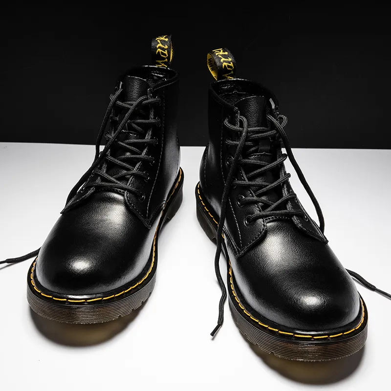 King Jinmai Ankle Length Martin Boot Men's-3