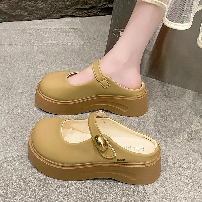 King Jinmai Rubber Sole Slip Resistant Abrasion Resistant Closed Toe Slippers Women's-2