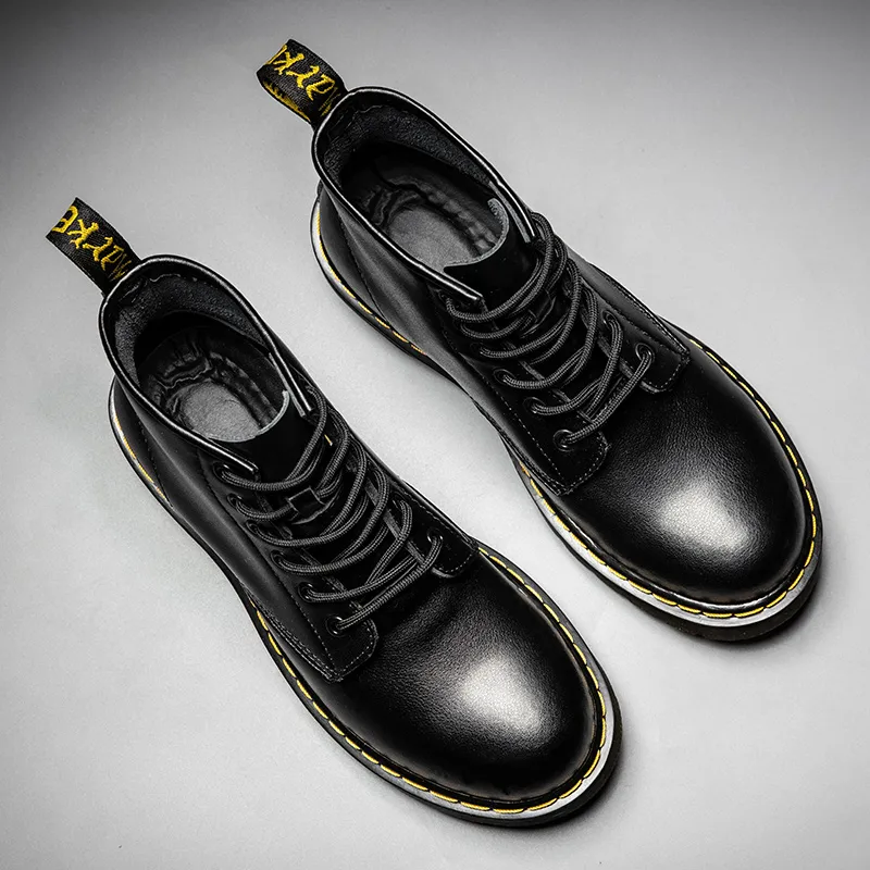 King Jinmai Ankle Length Martin Boot Men's-4