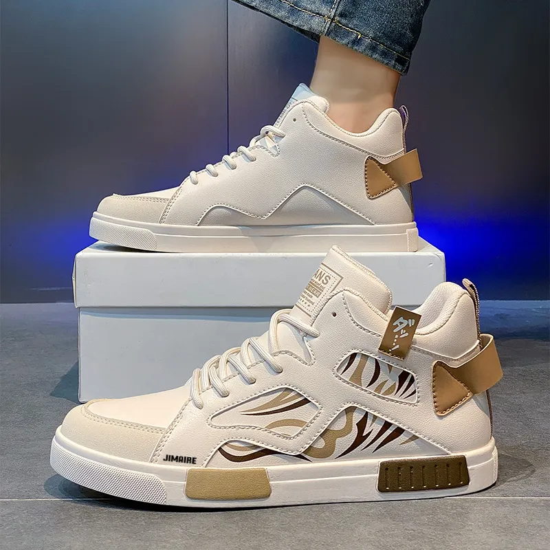 King Jinmai Slip Resistant High Top Skateboard Shoes Men's-9
